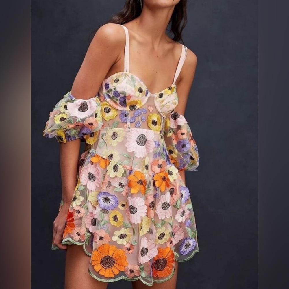 For Love & Lemons Prato Mini Dress